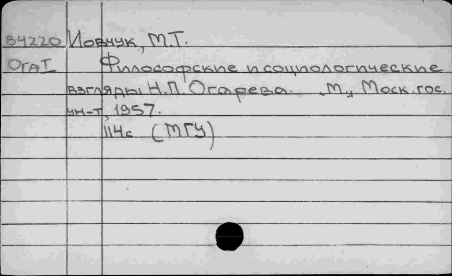 ﻿5 H 2. LO	Исэ?	VGA-
	1	^Г\лло^г>гр>с^\ле \л ссм^ологлческ^ле.
		•Äpv-А \A.V\ CArcx	.	. ГЛ.д Г^ОСК.ГОС.
		Àe>s7 •	'
		\\Че Г№Г?Л
		4-
		
		
		—	•	